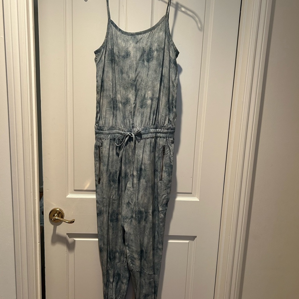 Pam & Gela Light Blue silk Jumpsuit